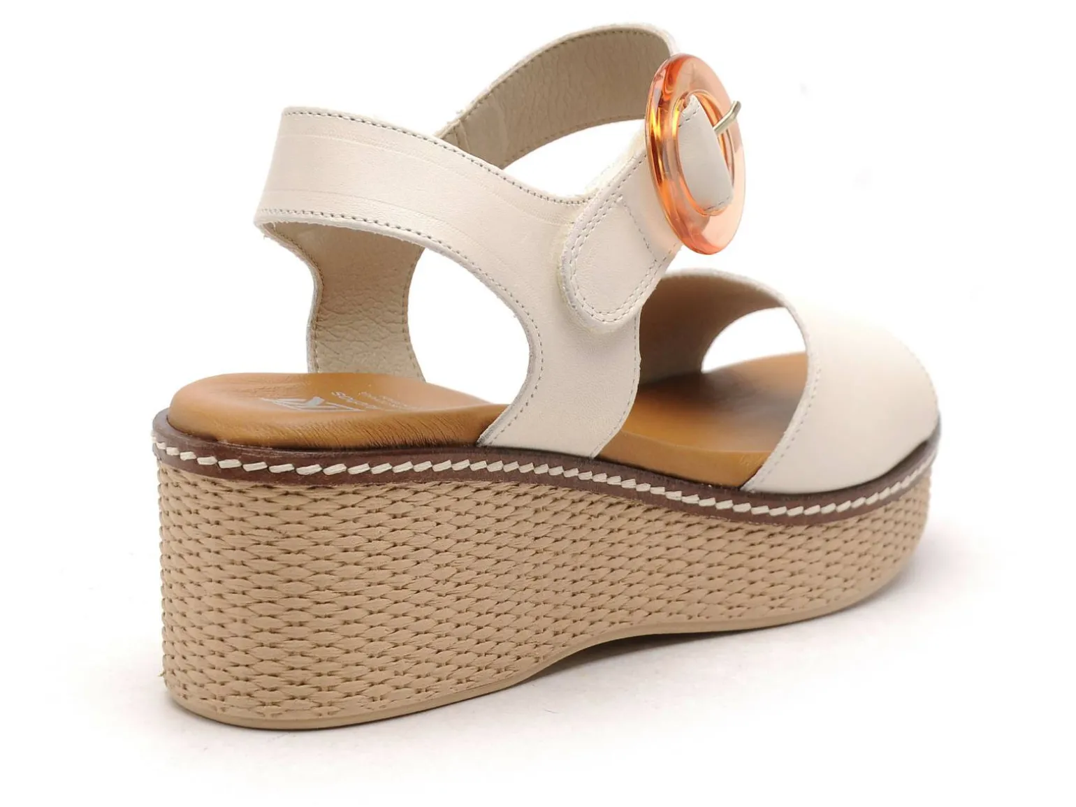 Dorking D9450 Beige Sandales à Talons Femme