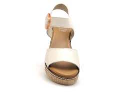 Dorking D9450 Beige Sandales à Talons Femme