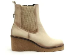 Dorking D9191 IN Beige Boots et Bottines à Talons Femme