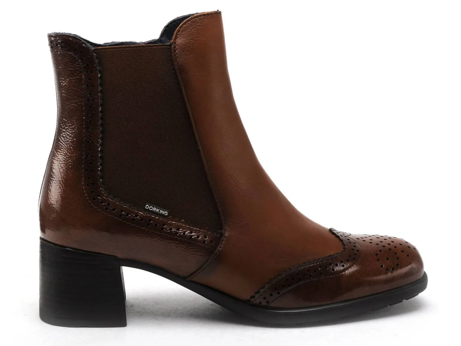 Dorking D9368NASNA Marron Boots et Bottines à Talons Femme