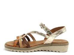 Dorking D9113 Or Sandales à Talons Femme