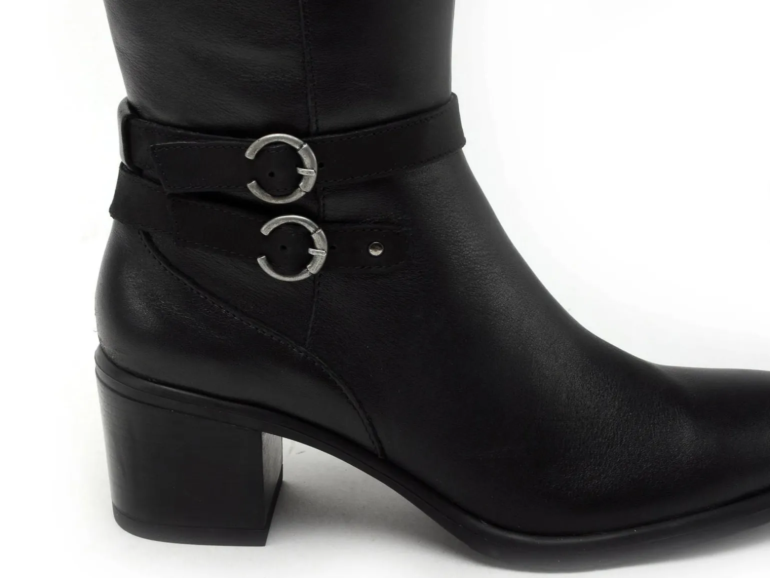 Dorking D8610SUNB Noir Bottes à Talons Femme