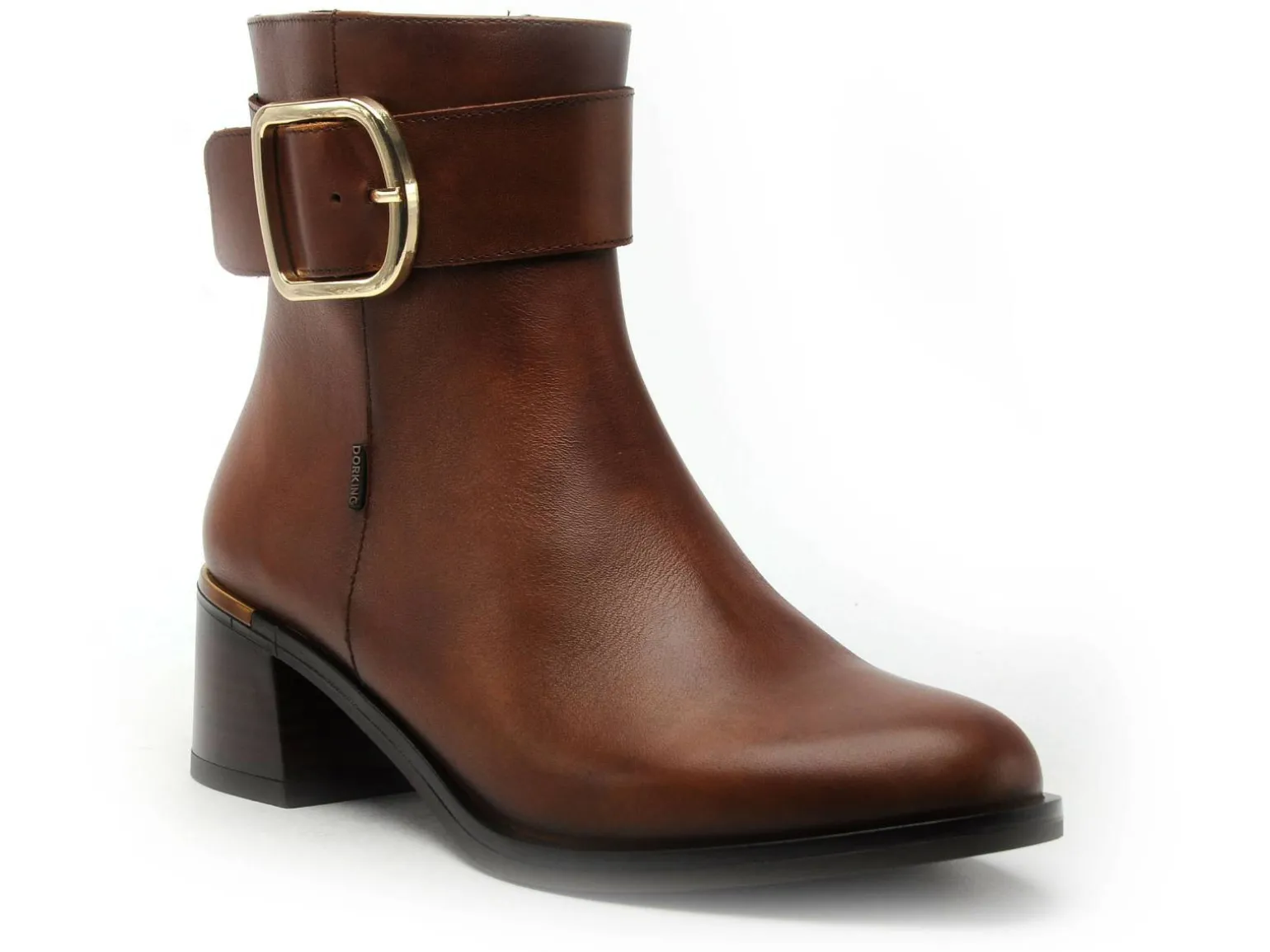 Dorking D9603TO Marron Boots et Bottines à Talons Femme