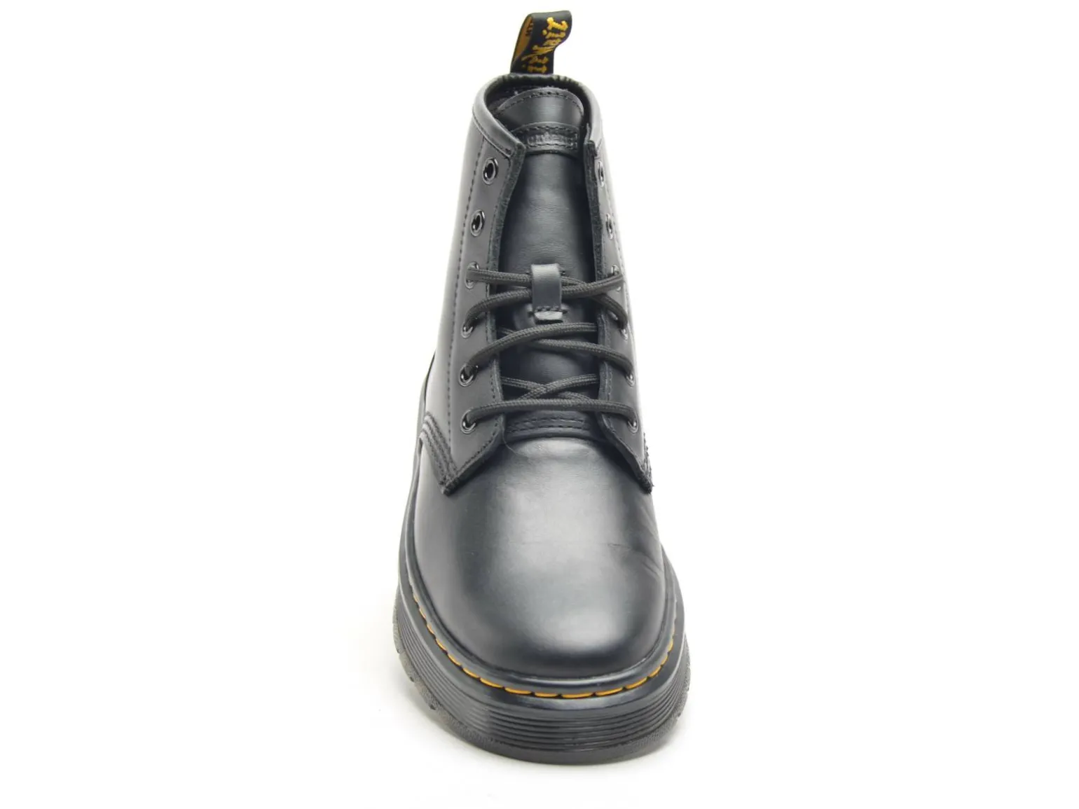 Dr Martens BROOKLINE CHUKKA 6 EYE BOOT 41550001 Noir Boots et Bottines Plates Femme