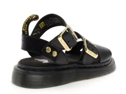 Dr Martens GRYPHON STRAP SANDAL Noir Sandales Plates Femme