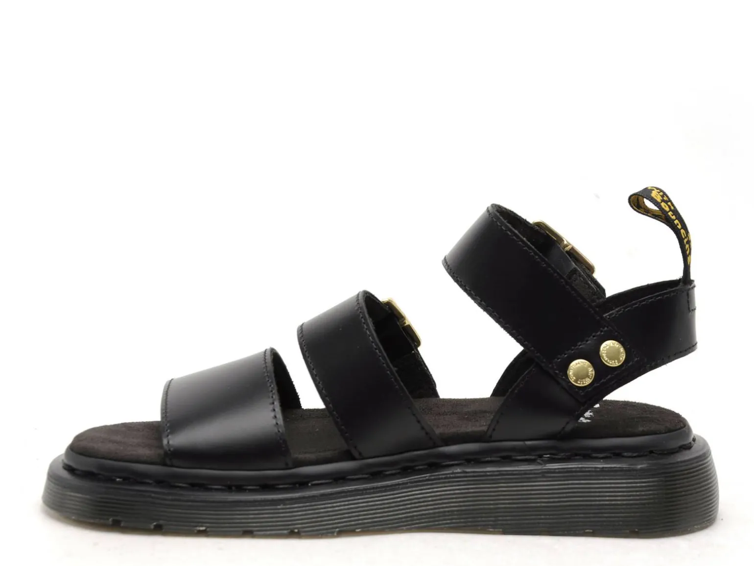 Dr Martens GRYPHON STRAP SANDAL Noir Sandales Plates Femme