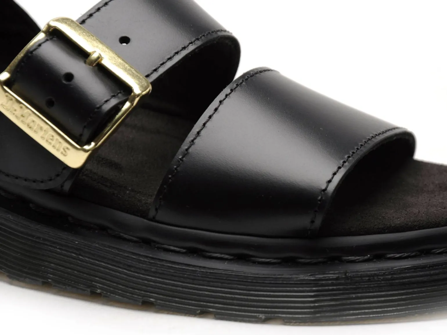 Dr Martens GRYPHON STRAP SANDAL Noir Sandales Plates Femme