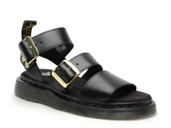 Dr Martens GRYPHON STRAP SANDAL Noir Sandales Plates Femme