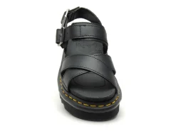 Dr Martens VOSS II Noir Sandales à Talons Femme