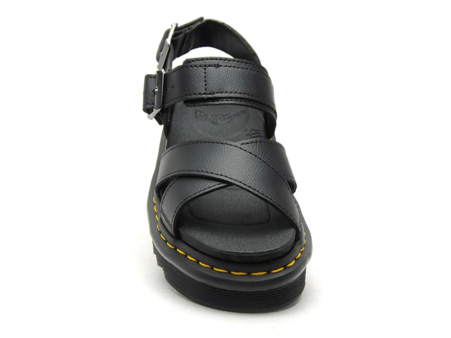 Dr Martens VOSS II Noir Sandales à Talons Femme