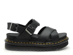 Dr Martens VOSS II Noir Sandales à Talons Femme
