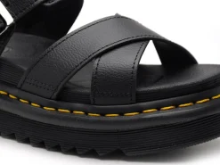 Dr Martens VOSS II Noir Sandales à Talons Femme