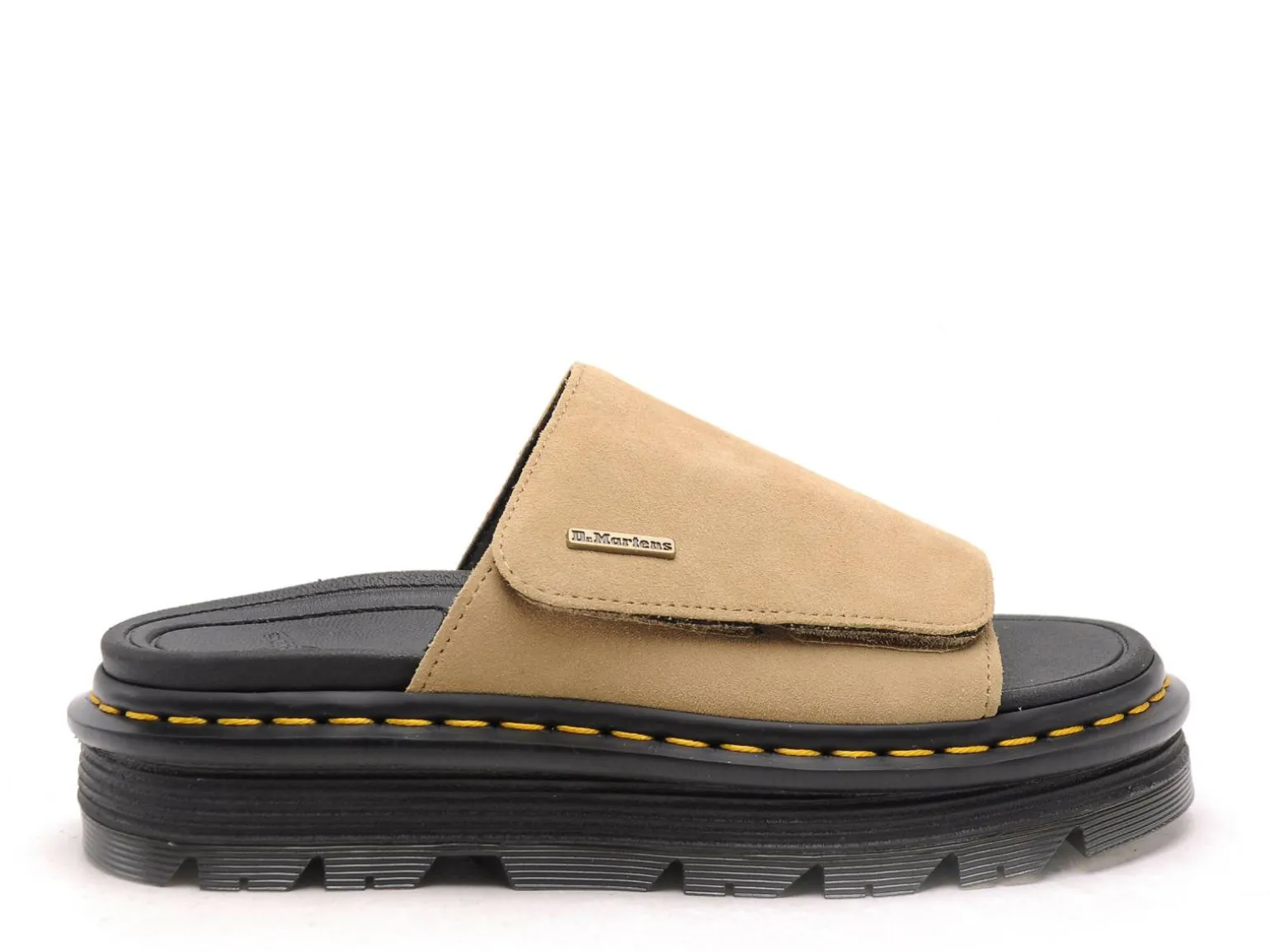 Dr Martens ZEBZAG SLIDE Beige Mules et Sabots à Talons Femme