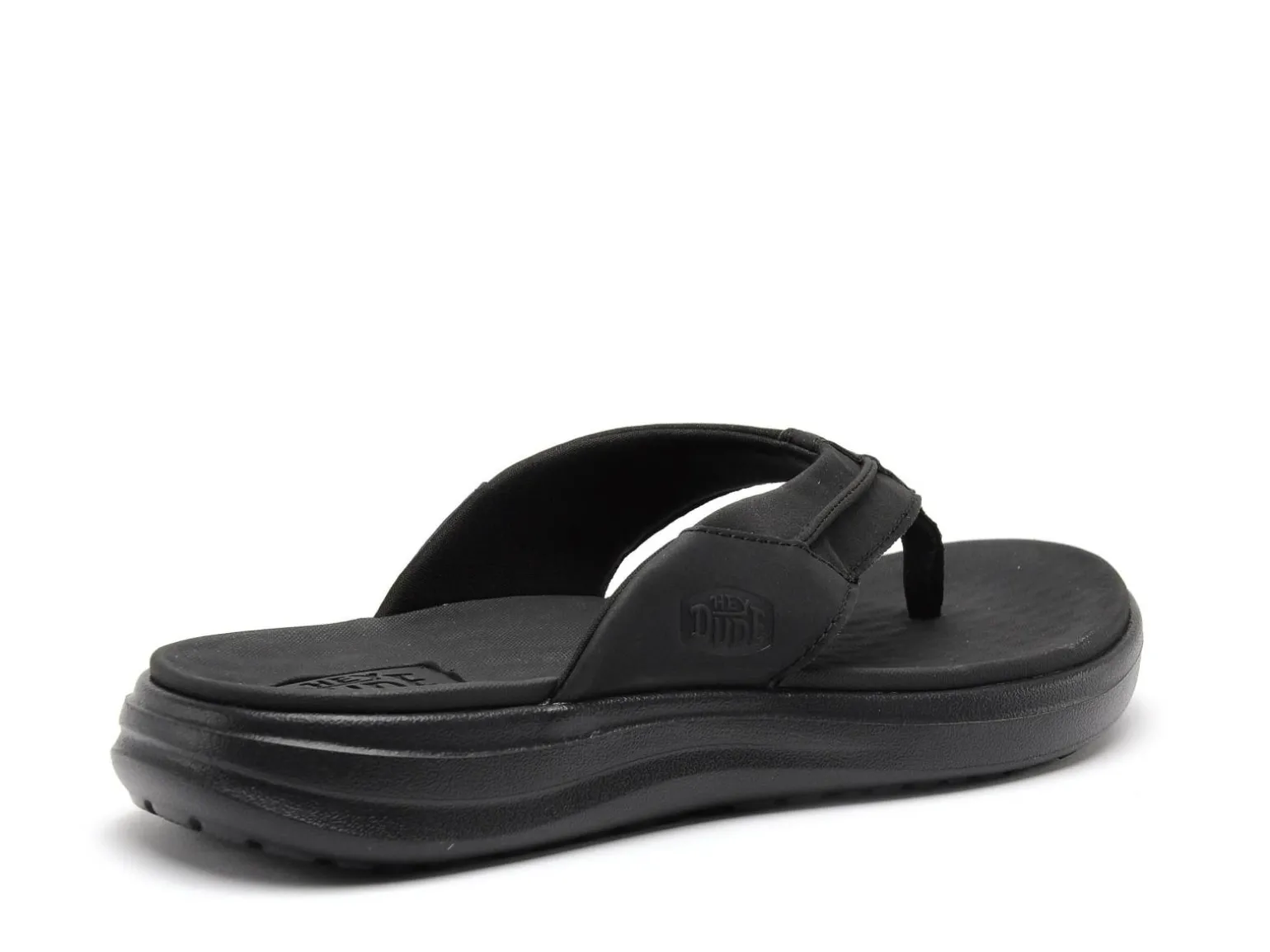 DUDE FINN FLIP BRAID 45424 Noir Mules Homme