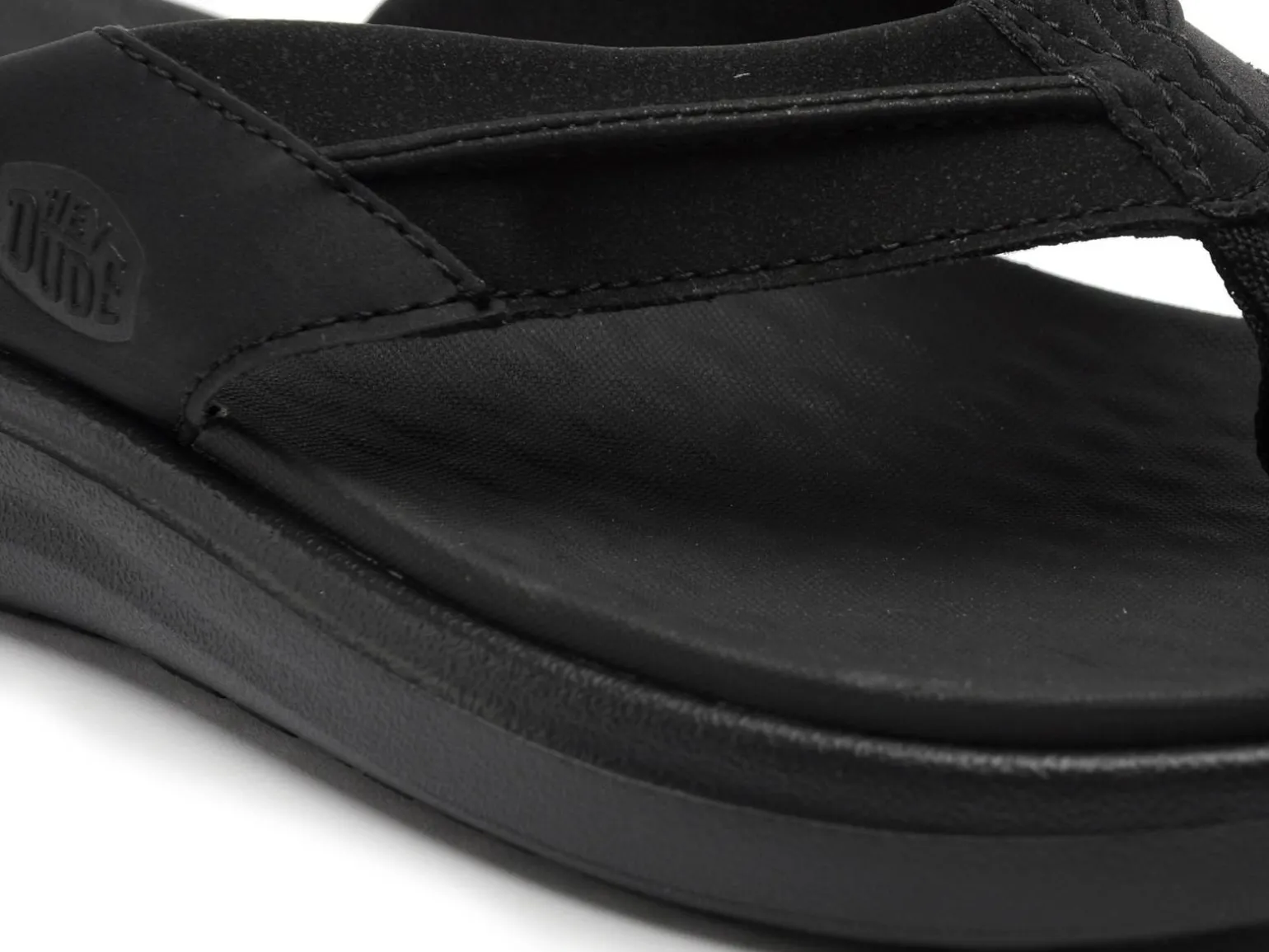 DUDE FINN FLIP BRAID 45424 Noir Mules Homme