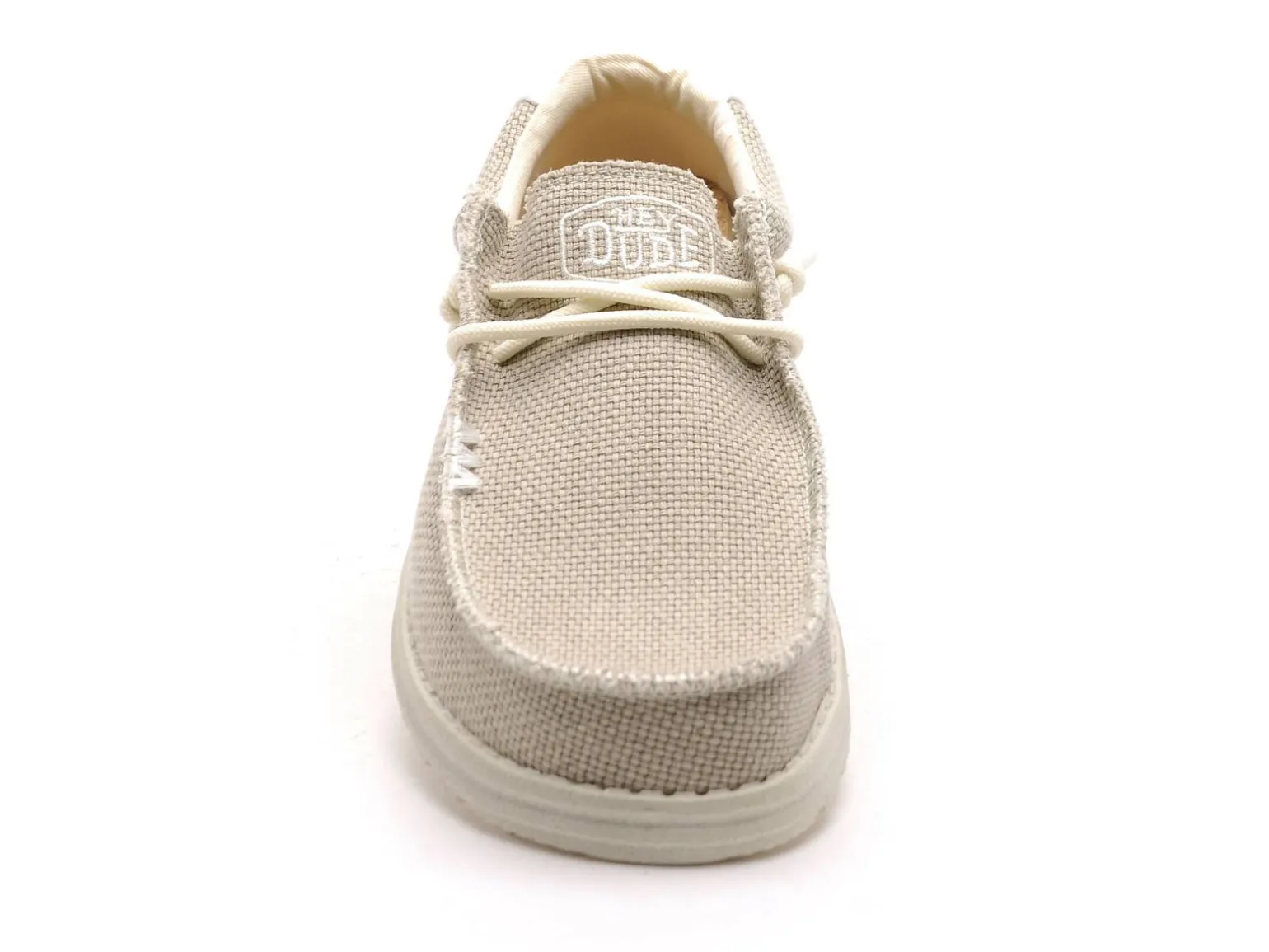 DUDE WALLY BRAIDED 40003 Beige Mocassins Homme