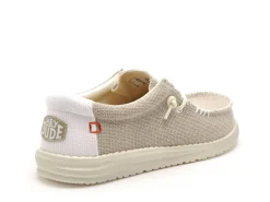 DUDE WALLY BRAIDED 40003 Beige Mocassins Homme