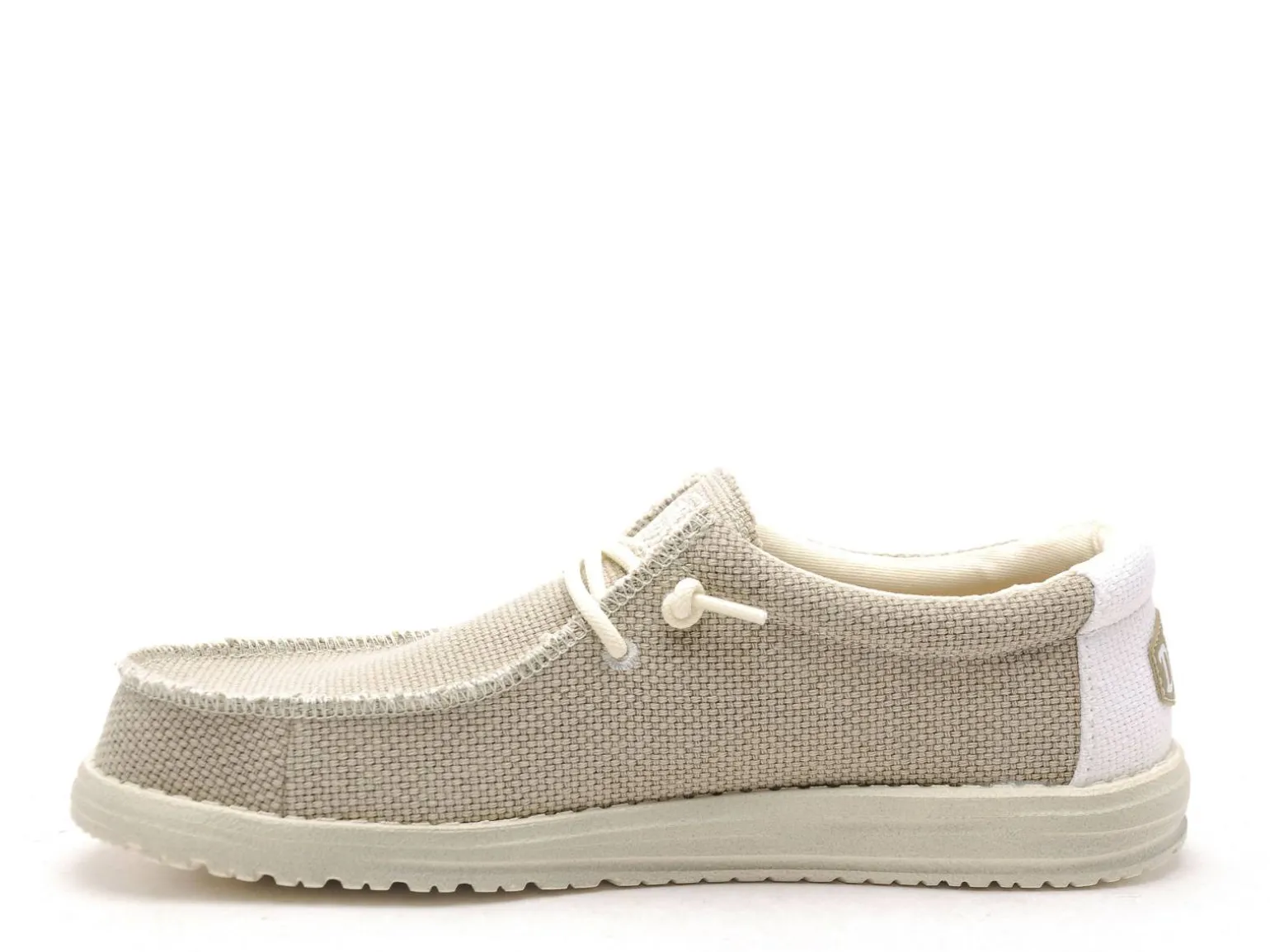 DUDE WALLY BRAIDED 40003 Beige Mocassins Homme