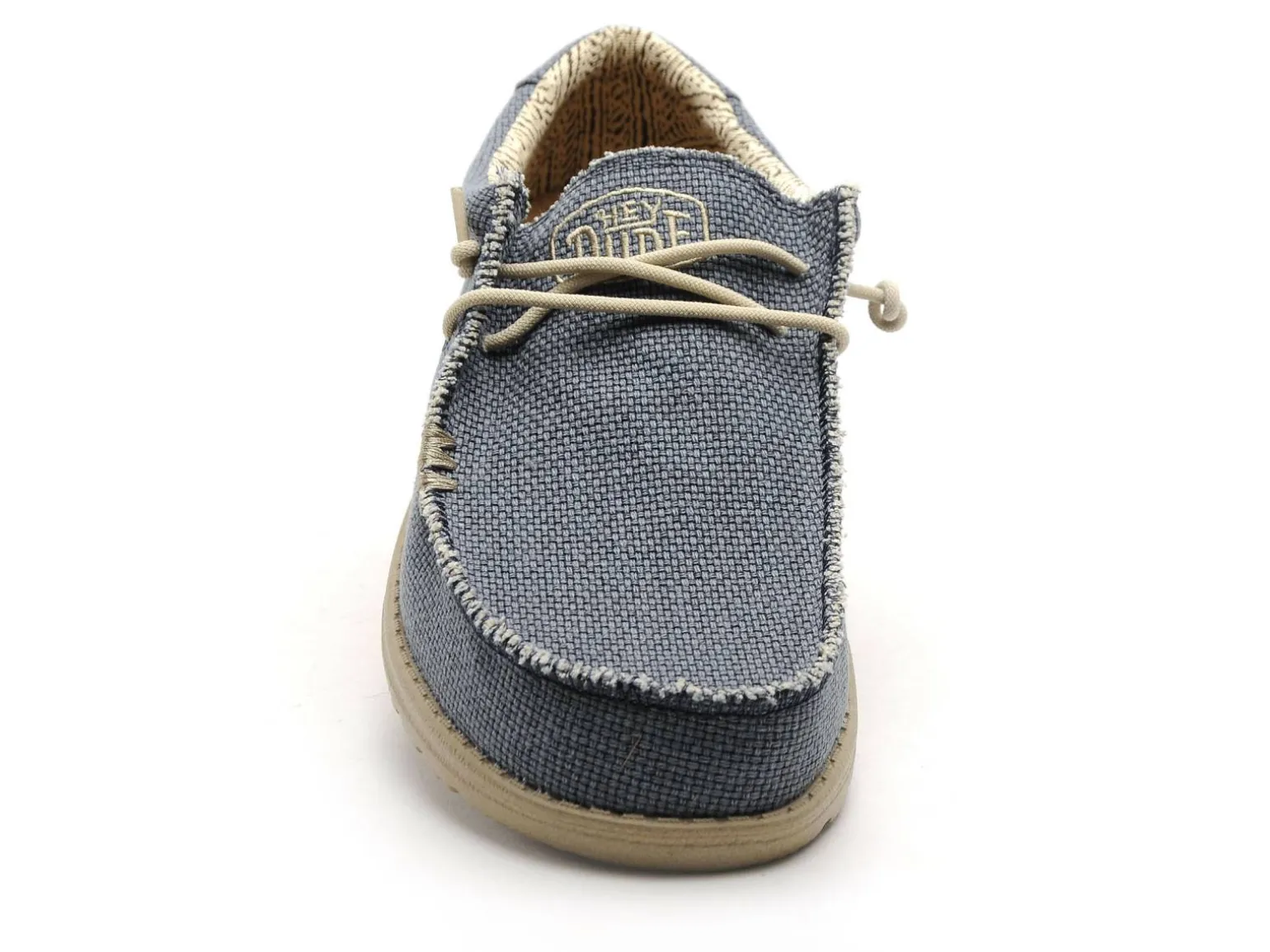 DUDE WALLY BRAIDED 40003 Bleu Mocassins Homme
