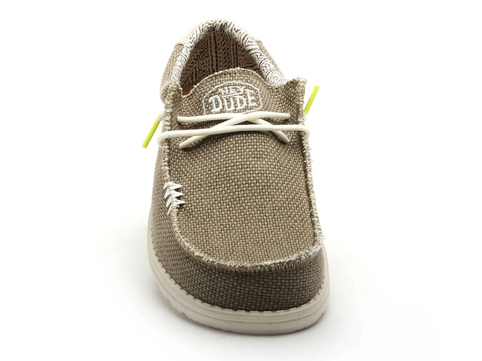 DUDE WALLY BRAIDED Marron Mocassins Homme