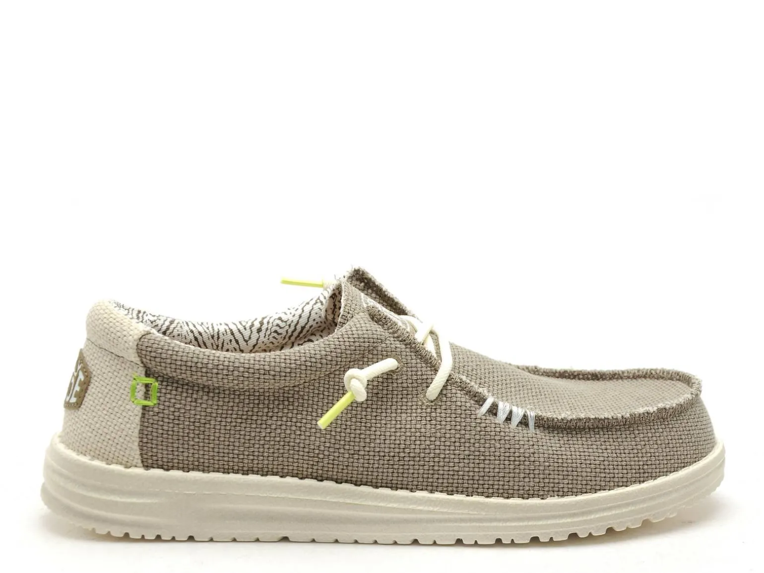 DUDE WALLY BRAIDED 40003 Marron Mocassins Homme