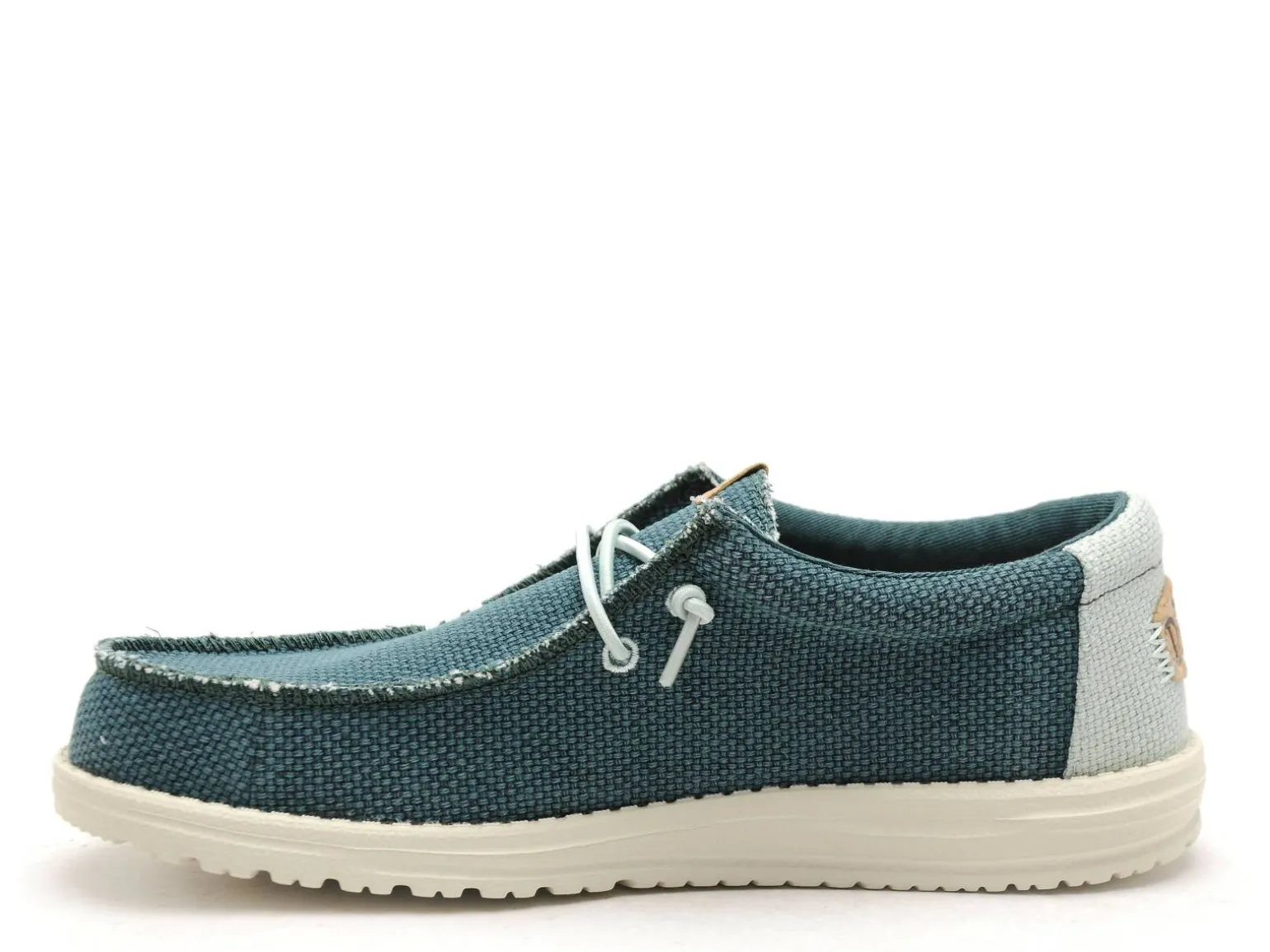 DUDE WALLY BRAIDED 40003 Vert Mocassins Homme
