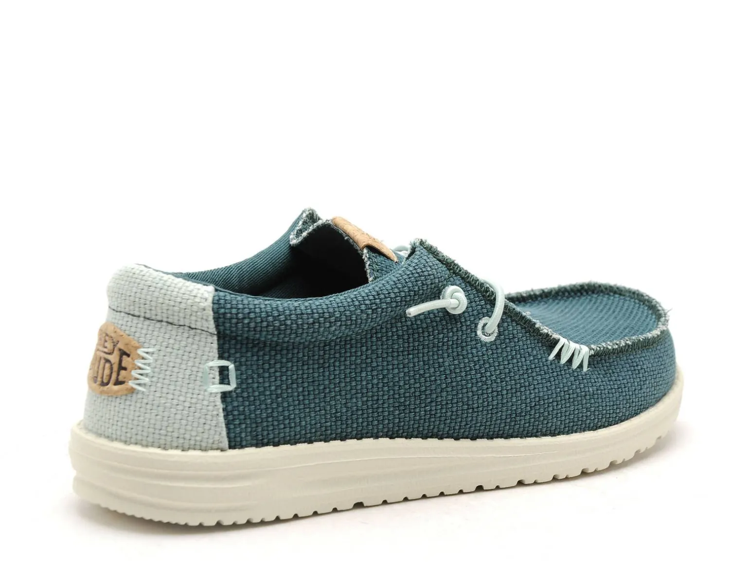 DUDE WALLY BRAIDED 40003 Vert Mocassins Homme