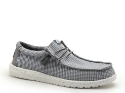DUDE WALLY SPORT MESH Gris Mocassins Homme