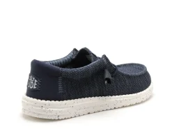 DUDE WALLY STRECH SOX 41838 Bleu Mocassins Homme