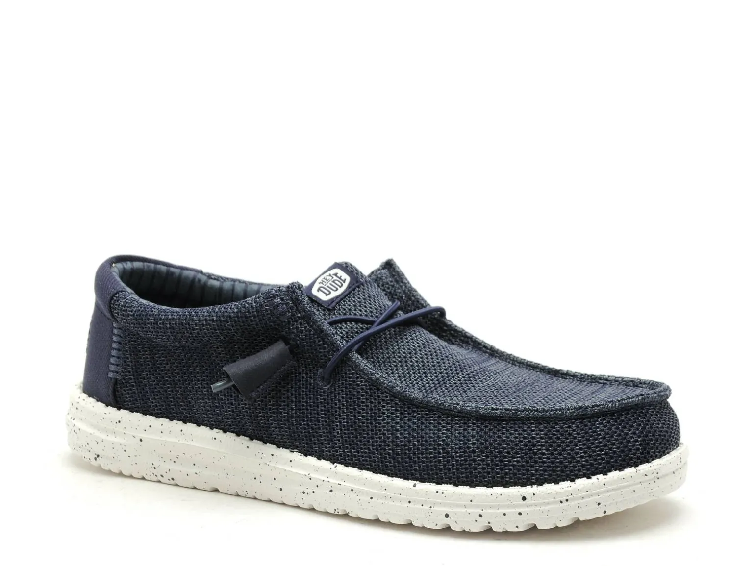 DUDE WALLY STRECH SOX 41838 Bleu Mocassins Homme