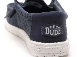 DUDE WALLY STRECH SOX 41838 Bleu Mocassins Homme