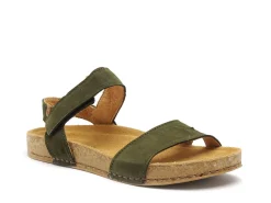 El Naturalista BALANCE N5790 Kaki Sandales Plates Femme