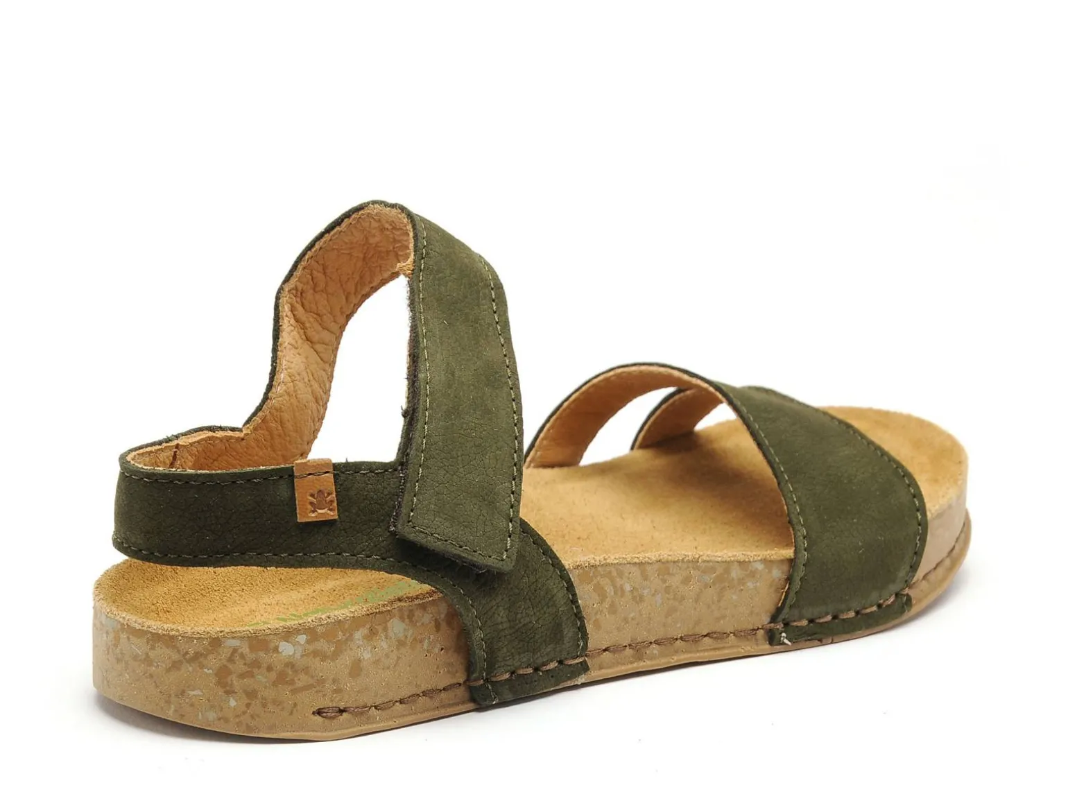 El Naturalista BALANCE N5790 Kaki Sandales Plates Femme