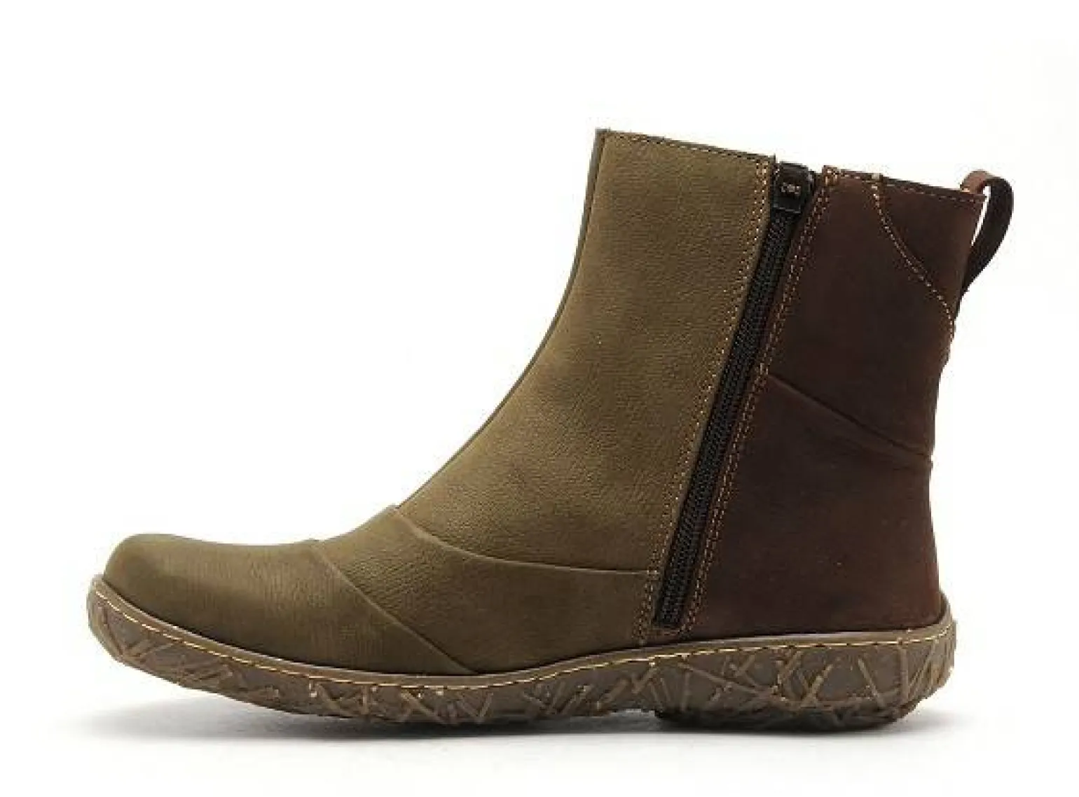 El Naturalista NIDO 5450 Kaki Boots et Bottines Plates Femme