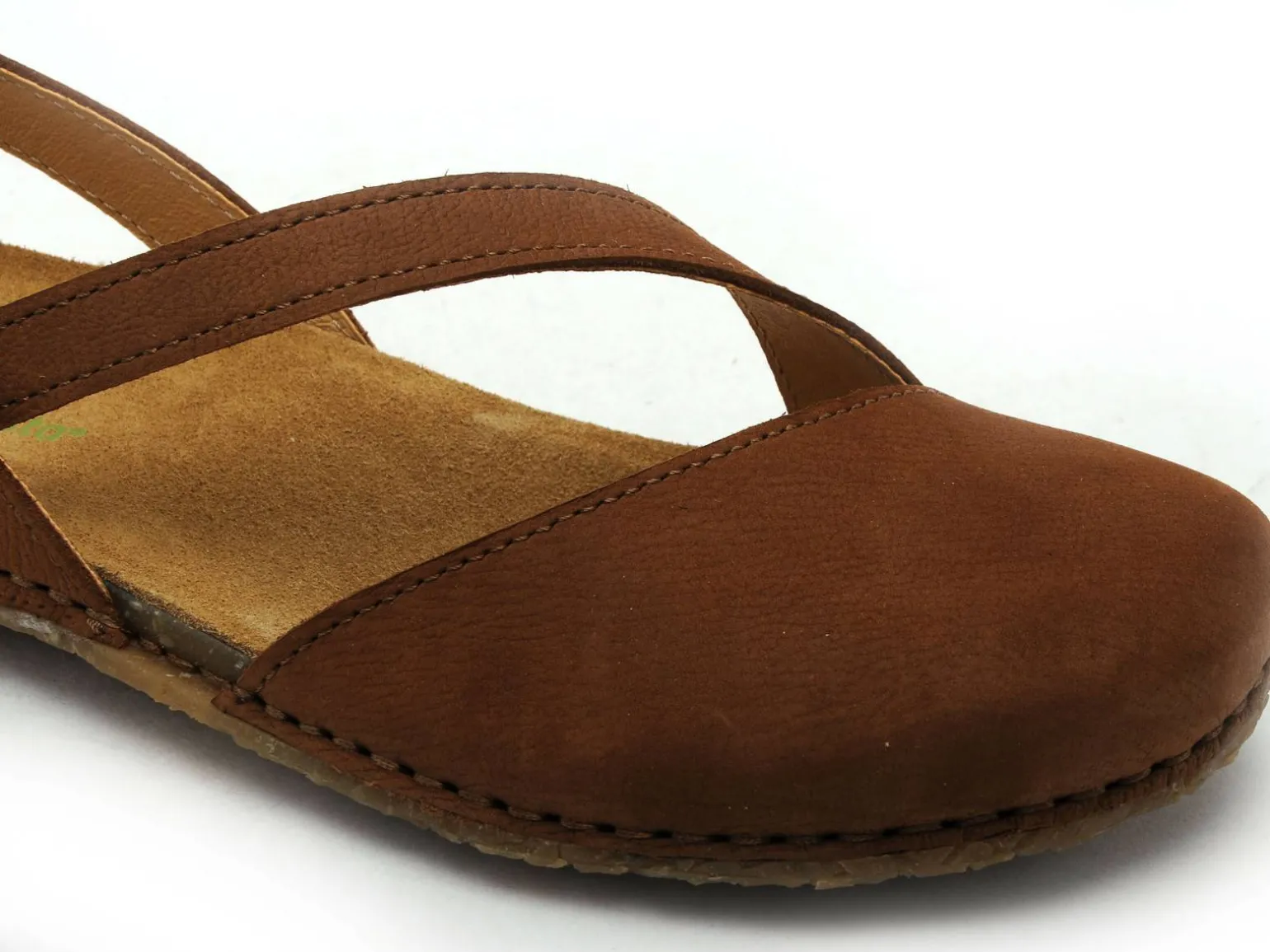 El Naturalista PANGLAO 5813 Marron Sandales Plates Femme