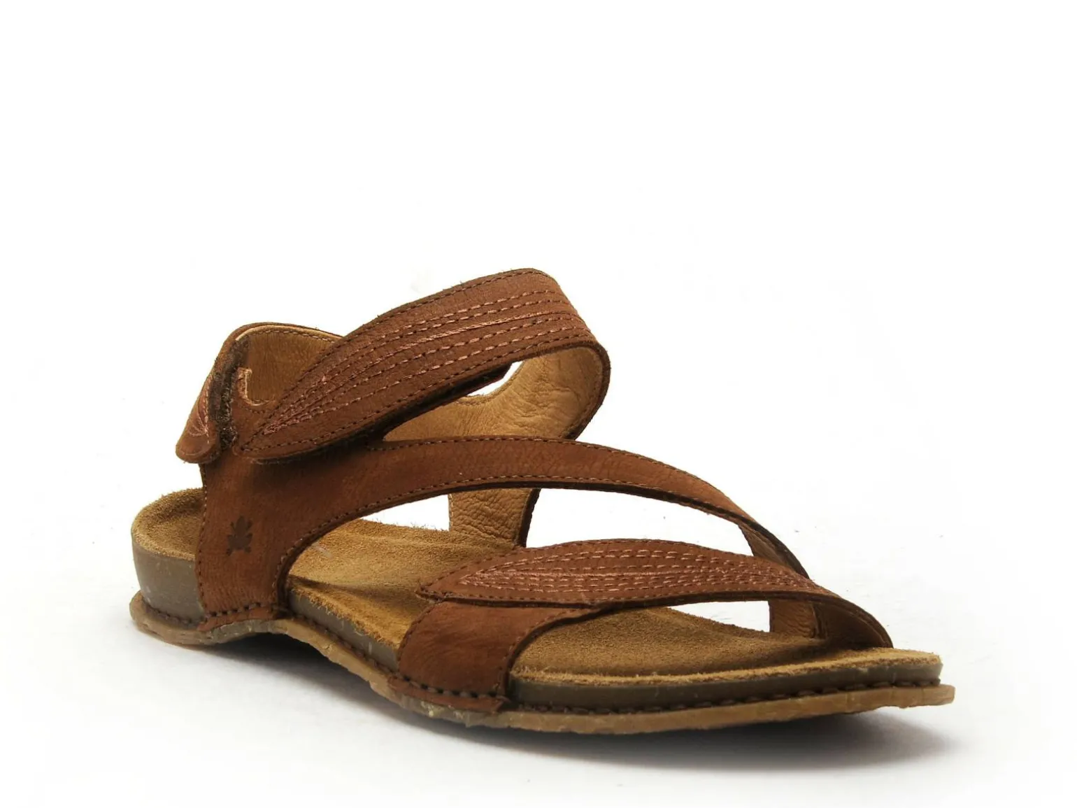 El Naturalista PANGLAO 5810 Marron Sandales Plates Femme