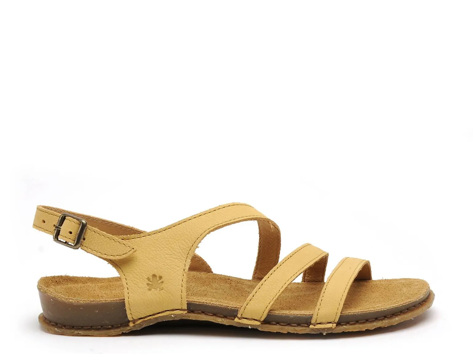El Naturalista PANGLAO N5811 Jaune Sandales Plates Femme