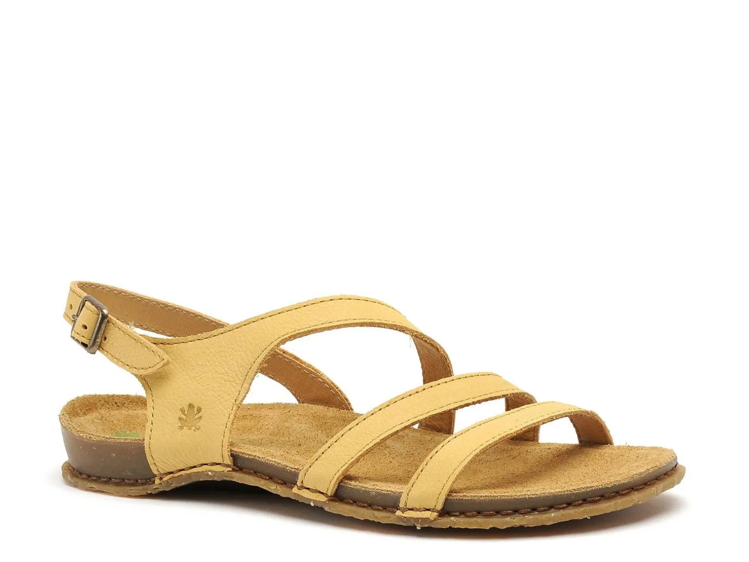 El Naturalista PANGLAO N5811 Jaune Sandales Plates Femme