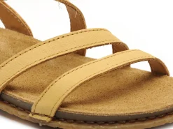 El Naturalista PANGLAO N5811 Jaune Sandales Plates Femme