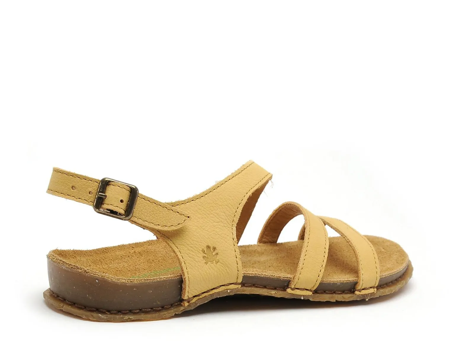 El Naturalista PANGLAO N5811 Jaune Sandales Plates Femme