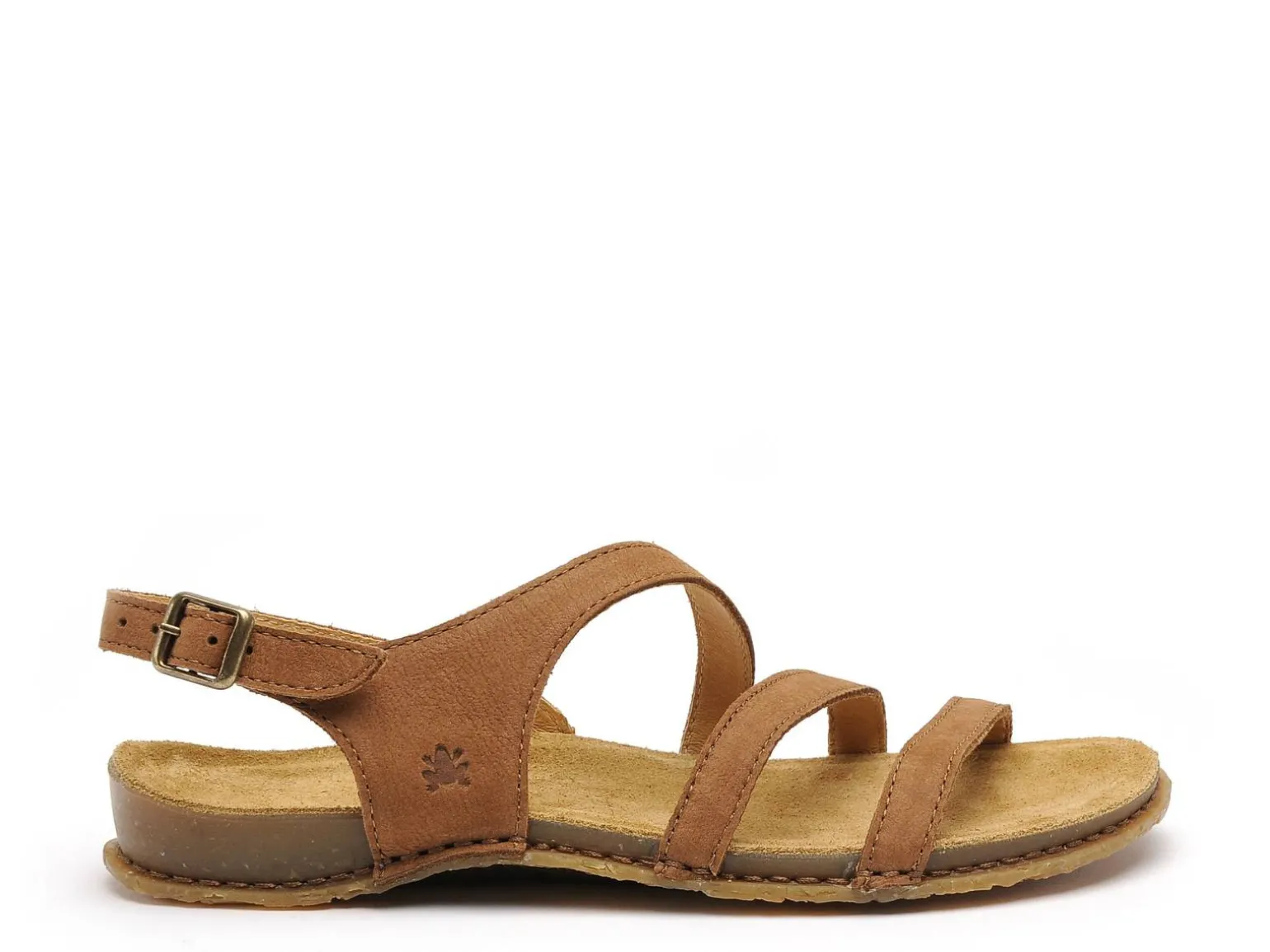 El Naturalista PANGLAO N5811 Marron Sandales Plates Femme