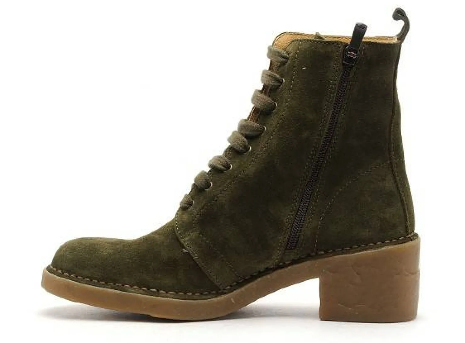 El Naturalista TICINO 5660 Kaki Boots et Bottines à Talons Femme