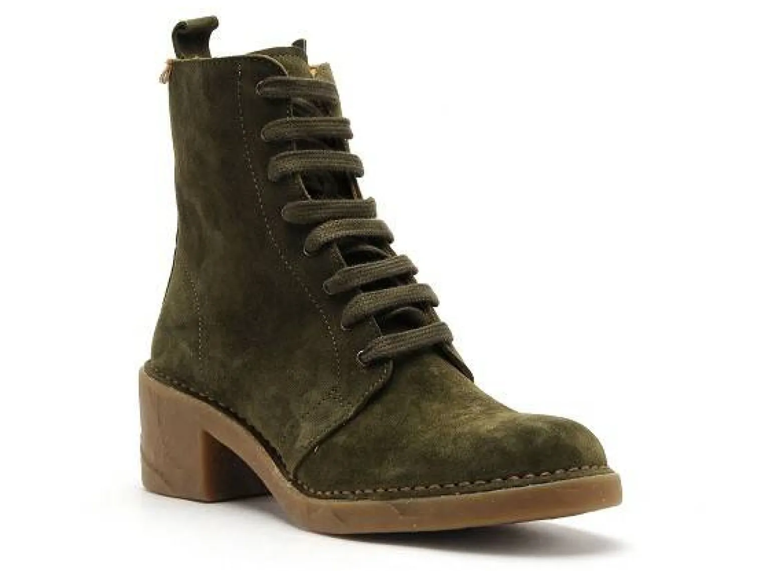 El Naturalista TICINO 5660 Kaki Boots et Bottines à Talons Femme