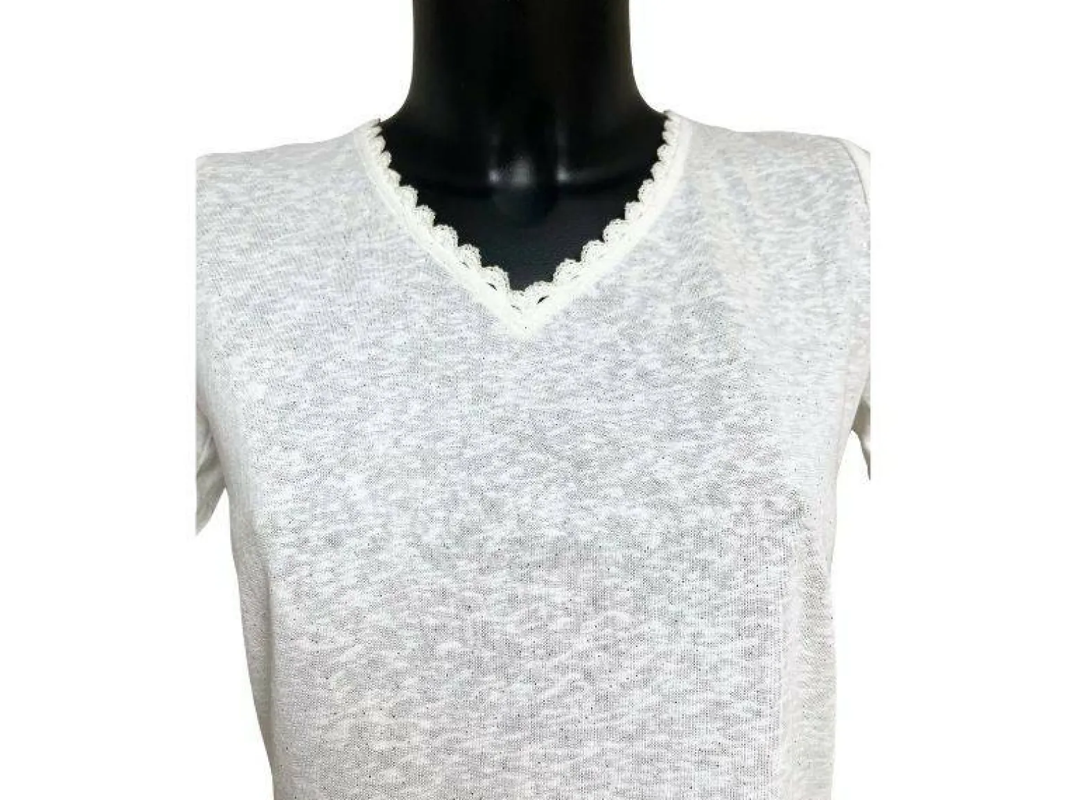 Emma Ella T-Shirt Blanc N2448 T-Shirts Femme
