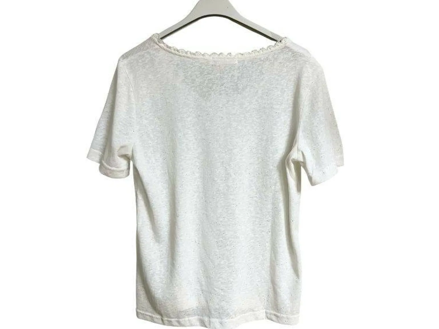 Emma Ella T-Shirt Blanc N2448 T-Shirts Femme