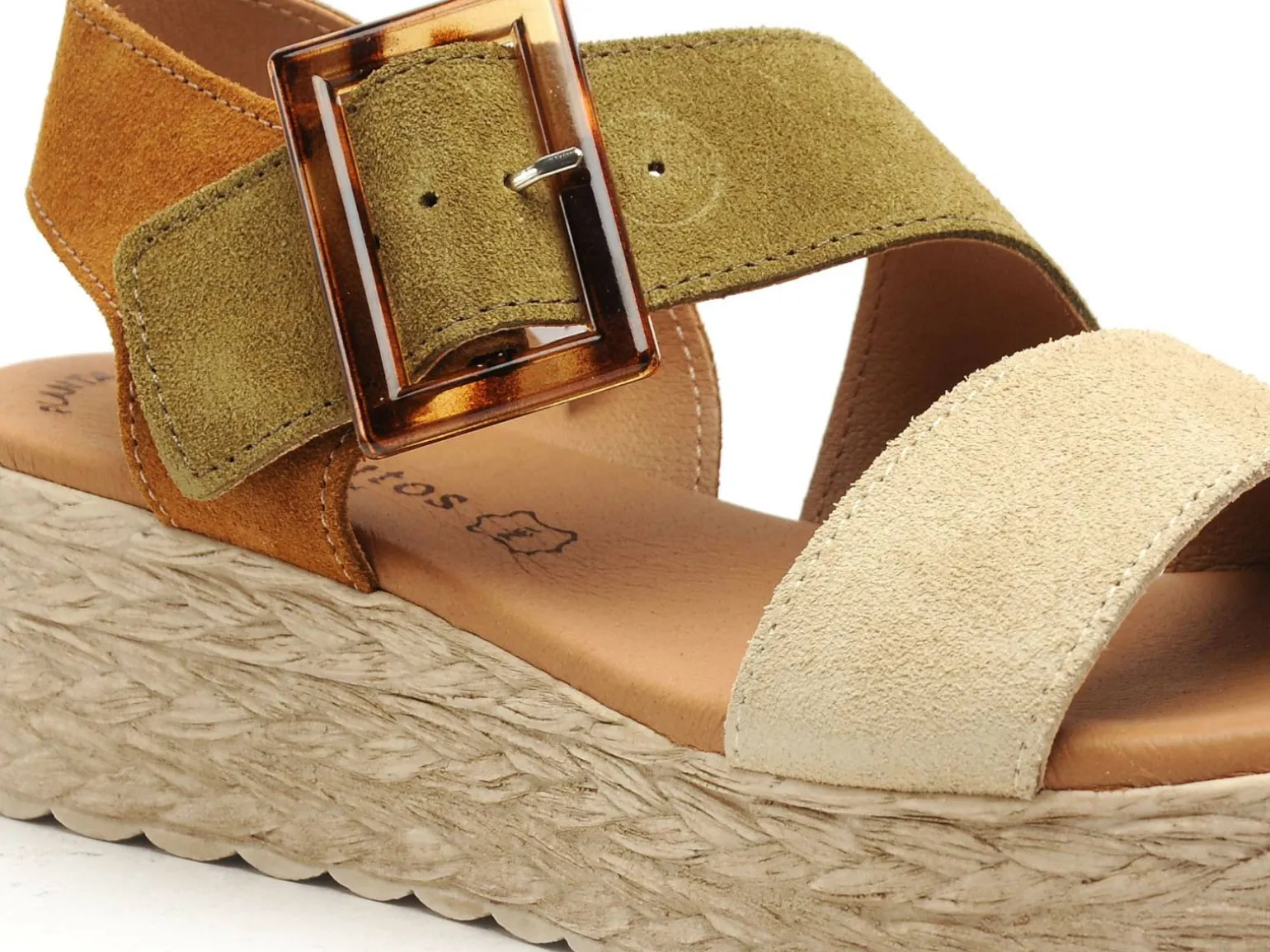 Eva Frutos 718 Beige Sandales à Talons Femme
