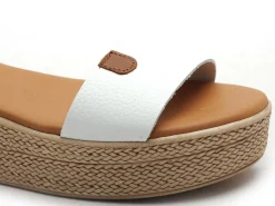 Eva Frutos 5352 Blanc Sandales à Talons Femme
