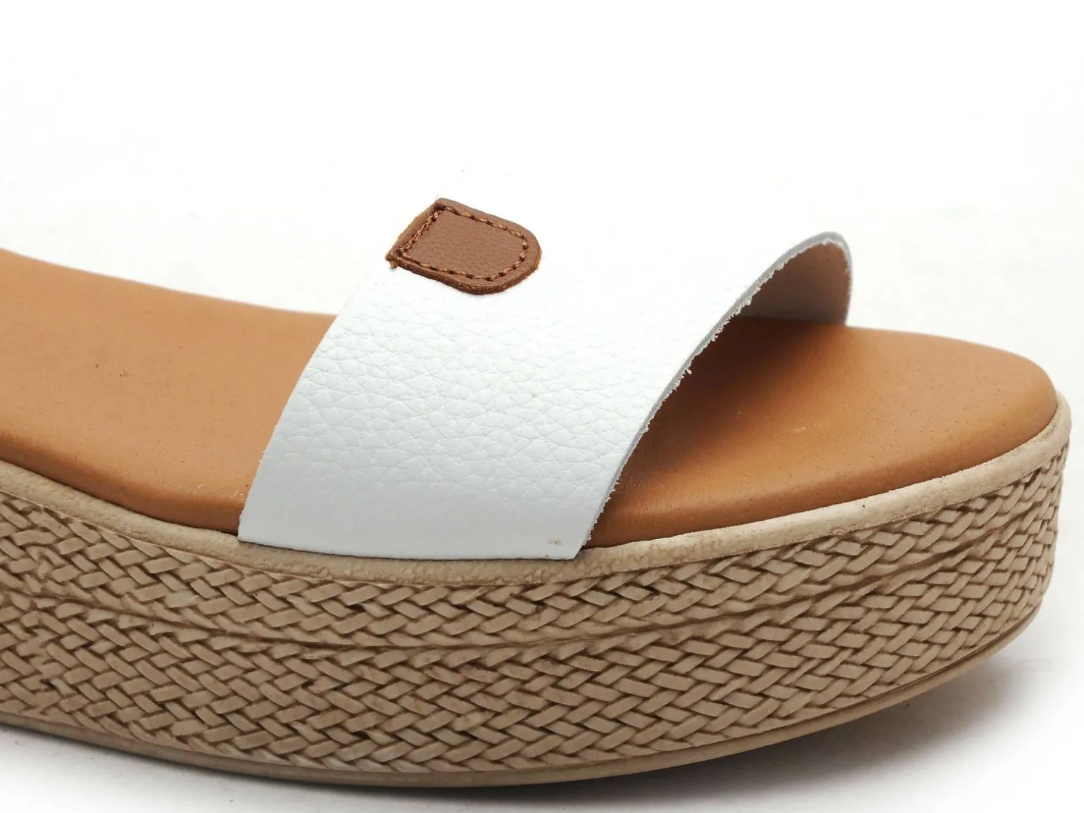 Eva Frutos 5352 Blanc Sandales à Talons Femme