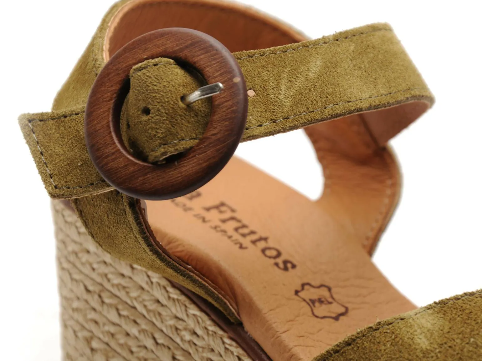 Eva Frutos 5816 Kaki Sandales à Talons Femme