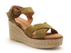 Eva Frutos 5816 Kaki Sandales à Talons Femme